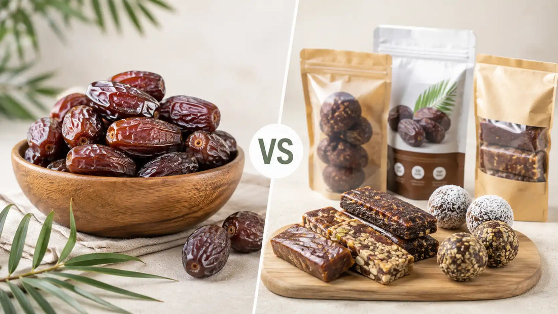 Are Fresh Dates Better Than Processed Packaged Date Snack Products?