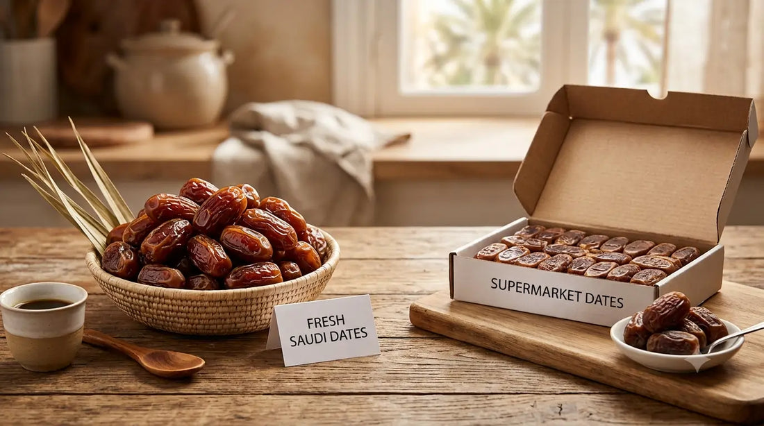 Why Fresh Saudi Dates Taste Better Than Supermarket Date Products
